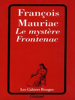 cover image of Le mystère Frontenac